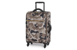 IT Luggage Small Camo Pastel Suitcase - Sand/Beige